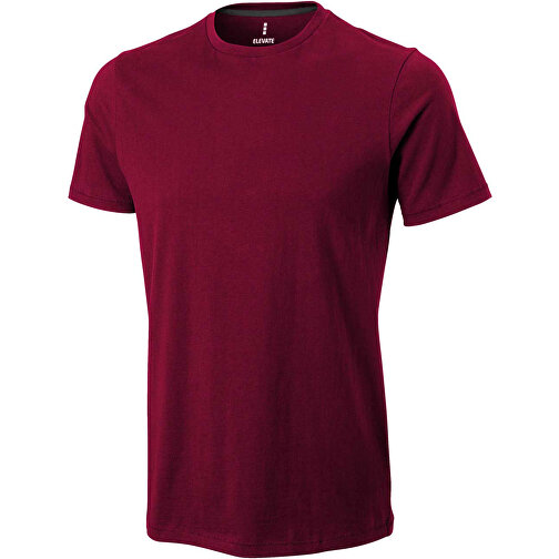 Nanaimo T-Shirt Für Herren , bordeaux, Single jersey Strick 100% BCI Baumwolle, 160 g/m2, S, , Bild 1