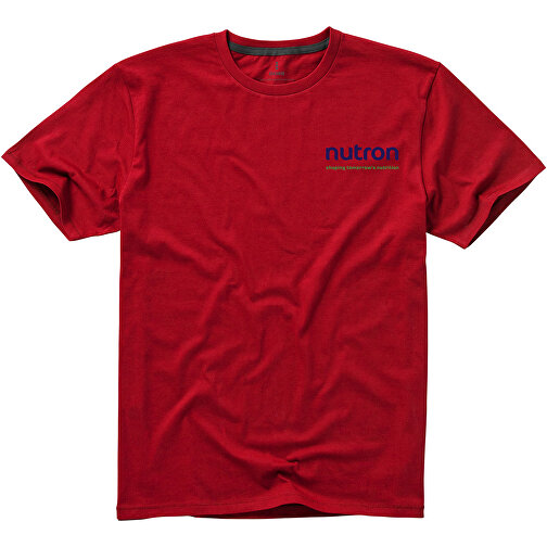 Nanaimo T-Shirt Für Herren , rot, Single jersey Strick 100% BCI Baumwolle, 160 g/m2, XS, , Bild 2