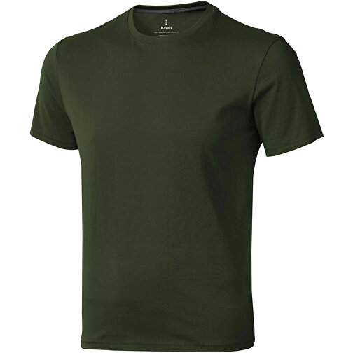 Nanaimo T-Shirt Für Herren , armeegrün, Single jersey Strick 100% BCI Baumwolle, 160 g/m2, M, , Bild 1