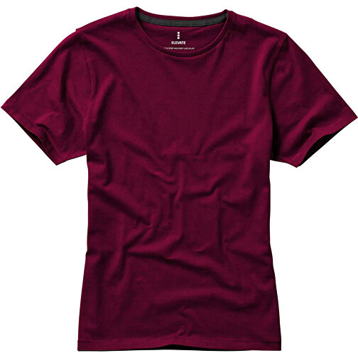 Nanaimo – T-Shirt Für Damen , bordeaux, Single jersey Strick 100% BCI Baumwolle, 160 g/m2, S, , Bild 7