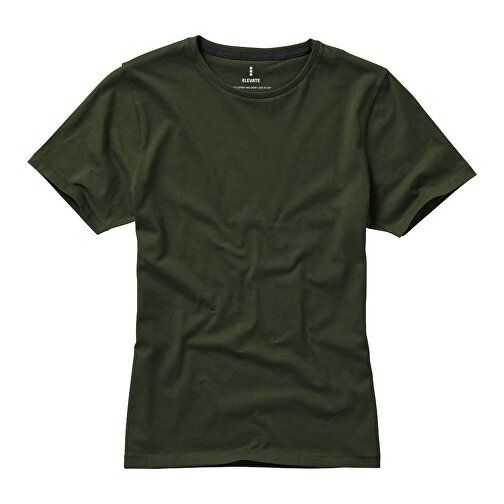 Nanaimo – T-Shirt Für Damen , armeegrün, Single jersey Strick 100% BCI Baumwolle, 160 g/m2, XS, , Bild 15