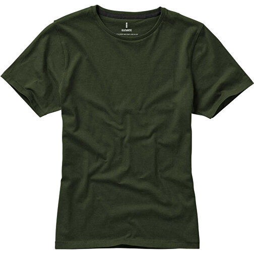 Nanaimo – T-Shirt Für Damen , armeegrün, Single jersey Strick 100% BCI Baumwolle, 160 g/m2, XXL, , Bild 7