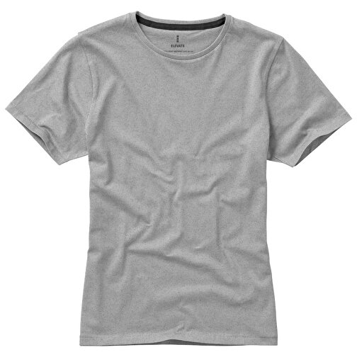 Nanaimo – T-Shirt Für Damen , grau meliert, Single jersey Strick 90% Baumwolle, 10% Viskose, 160 g/m2, XS, , Bild 16