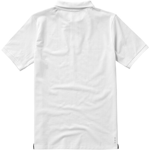 Calgary Poloshirt Für Herren , weiß, Piqué Strick 100% BCI Baumwolle, 200 g/m2, XS, , Bild 8