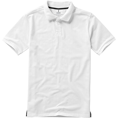 Calgary Poloshirt Für Herren , weiß, Piqué Strick 100% BCI Baumwolle, 200 g/m2, XS, , Bild 10