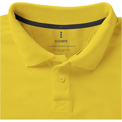 Calgary Poloshirt Für Herren , gelb, Piqué Strick 100% BCI Baumwolle, 200 g/m2, XS, , Bild 5