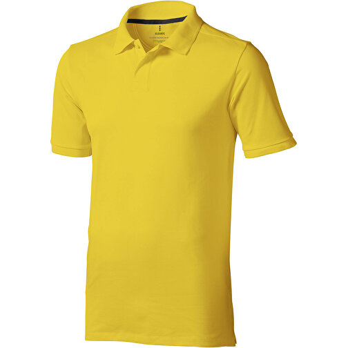 Calgary Poloshirt Für Herren , gelb, Piqué Strick 100% BCI Baumwolle, 200 g/m2, XL, , Bild 1