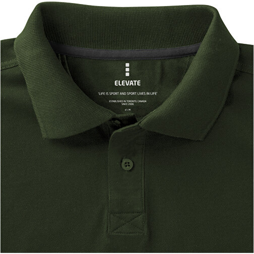 Calgary Poloshirt Für Herren , armeegrün, Piqué Strick 100% BCI Baumwolle, 200 g/m2, M, , Bild 5