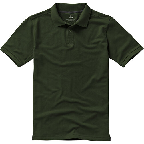 Calgary Poloshirt Für Herren , armeegrün, Piqué Strick 100% BCI Baumwolle, 200 g/m2, XXXL, , Bild 3
