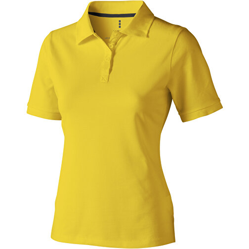 Calgary Poloshirt Für Damen , gelb, Piqué Strick  Baumwolle, 200 g/m2, L, , Bild 1