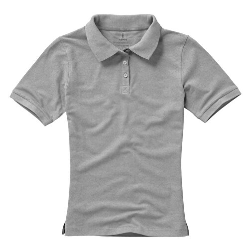 Calgary Poloshirt Für Damen , grau meliert, Piqué Strick 90% Baumwolle, 10% Viskose, 200 g/m2, XS, , Bild 26