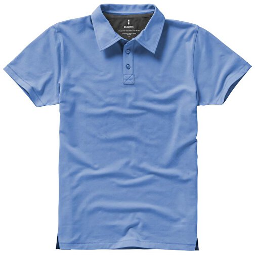 Markham Stretch Poloshirt Für Herren , hellblau, Double Pique Strick 5% Elastan, 95% BCI Baumwolle, 200 g/m2, M, , Bild 11