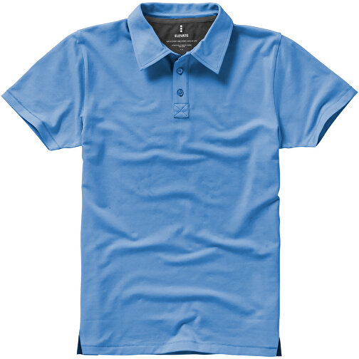 Markham Stretch Poloshirt Für Herren , hellblau, Double Pique Strick 5% Elastan, 95% BCI Baumwolle, 200 g/m2, M, , Bild 28