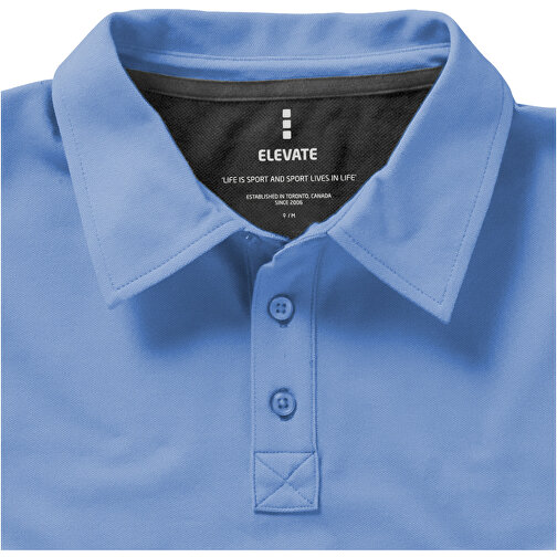 Markham Stretch Poloshirt Für Herren , hellblau, Double Pique Strick 5% Elastan, 95% BCI Baumwolle, 200 g/m2, M, , Bild 6