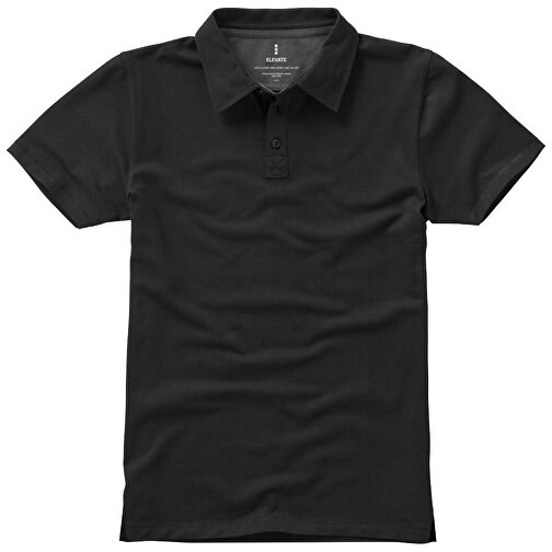 Markham Stretch Poloshirt Für Herren , schwarz, Double Pique Strick 5% Elastan, 95% BCI Baumwolle, 200 g/m2, XS, , Bild 16