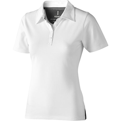 Markham Stretch Poloshirt Für Damen , weiß, Double Pique Strick 5% Elastan, 95% BCI Baumwolle, 200 g/m2, XS, , Bild 1