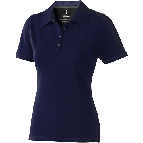 Markham Stretch Poloshirt Für Damen , navy, Double Pique Strick 5% Elastan, 95% BCI Baumwolle, 200 g/m2, XS, , Bild 1