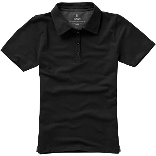 Markham Stretch Poloshirt Für Damen , schwarz, Double Pique Strick 5% Elastan, 95% BCI Baumwolle, 200 g/m2, XS, , Bild 10