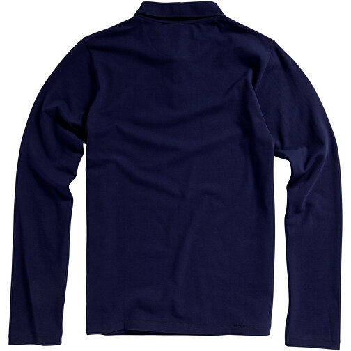Oakville Langarm Poloshirt Für Herren , navy, Piqué Strick 100% BCI Baumwolle, 200 g/m2, L, , Bild 8