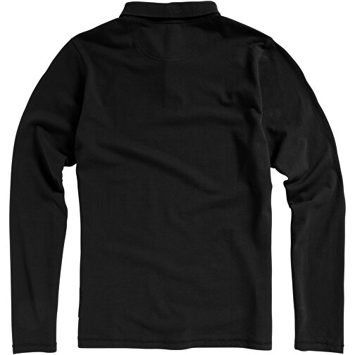 Oakville Langarm Poloshirt Für Herren , schwarz, Piqué Strick 100% BCI Baumwolle, 200 g/m2, XL, , Bild 21
