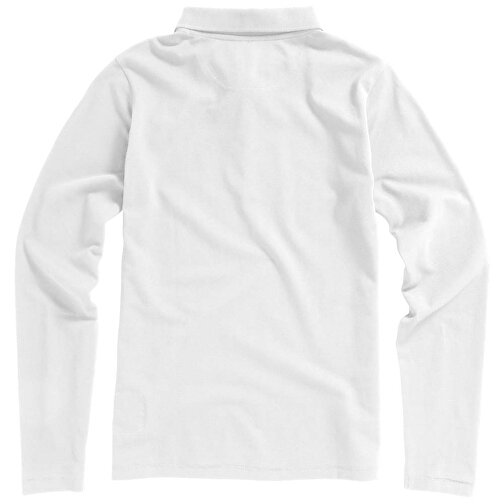 Oakville Langarm Poloshirt Für Damen , weiß, Piqué Strick 100% BCI Baumwolle, 200 g/m2, S, , Bild 17