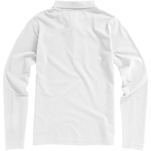 Oakville Langarm Poloshirt Für Damen , weiß, Piqué Strick 100% BCI Baumwolle, 200 g/m2, M, , Bild 22