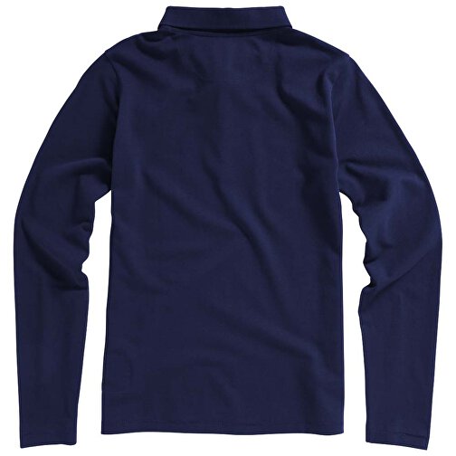Oakville Langarm Poloshirt Für Damen , navy, Piqué Strick 100% BCI Baumwolle, 200 g/m2, XS, , Bild 21