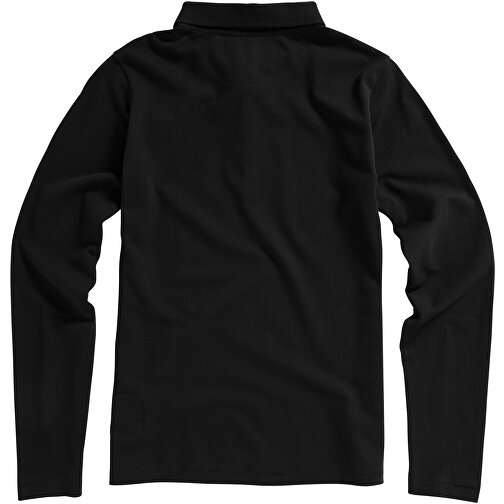 Oakville Langarm Poloshirt Für Damen , schwarz, Piqué Strick 100% BCI Baumwolle, 200 g/m2, XS, , Bild 19