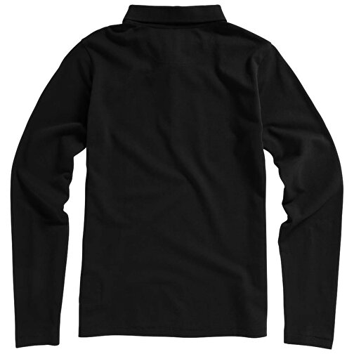 Oakville Langarm Poloshirt Für Damen , schwarz, Piqué Strick 100% BCI Baumwolle, 200 g/m2, L, , Bild 25