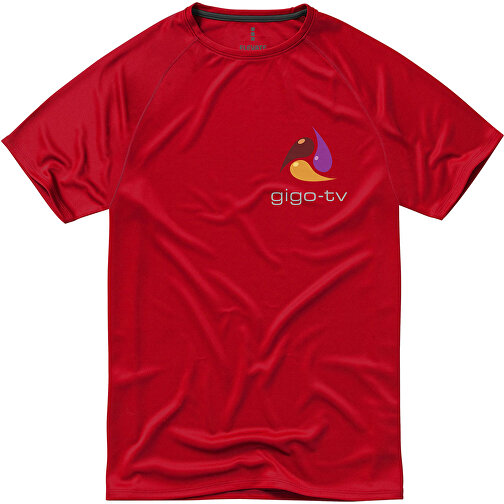 Niagara T-Shirt Cool Fit Für Herren , rot, Mesh mit Cool Fit Finish 100% Polyester, 145 g/m2, XS, , Bild 3