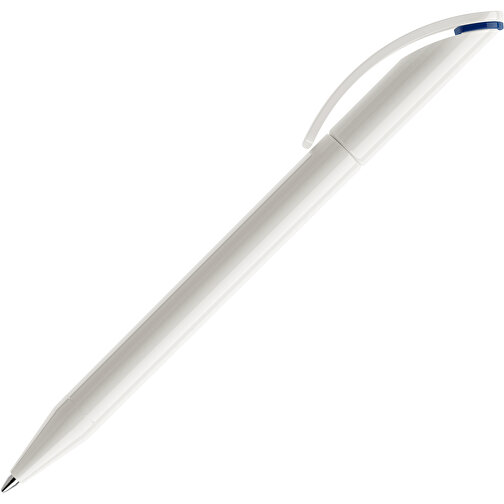 Prodir DS3 TPP Twist Kugelschreiber , Prodir, weiß / blau, Kunststoff, 13,80cm x 1,50cm (Länge x Breite), Bild 4