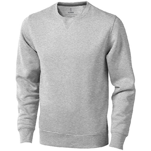 Surrey Sweatshirt Mit Rundhalsausschnitt Unisex , grau meliert, Strick 82% Baumwolle, 10% Viskose, 8% Polyester, 300 g/m2, XS, , Bild 1