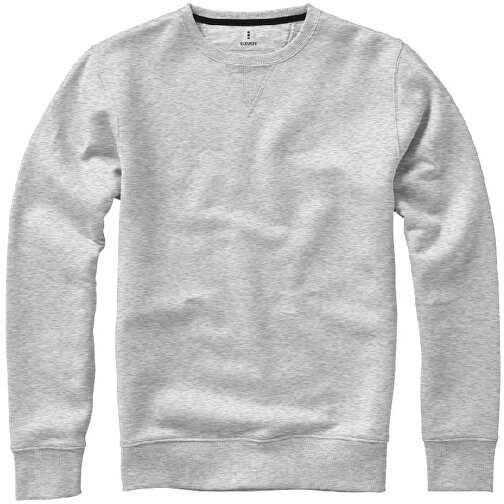 Surrey Sweatshirt Mit Rundhalsausschnitt Unisex , grau meliert, Strick 82% Baumwolle, 10% Viskose, 8% Polyester, 300 g/m2, XXXL, , Bild 2