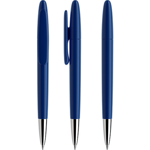 Prodir DS5 TPC Twist Kugelschreiber , Prodir, blau, Kunststoff/Metall, 14,30cm x 1,60cm (Länge x Breite), Bild 6