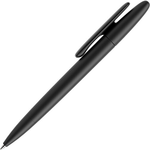 Prodir DS5 TRR Twist Kugelschreiber , Prodir, schwarz/schwarz, Kunststoff, 14,30cm x 1,60cm (Länge x Breite), Bild 4