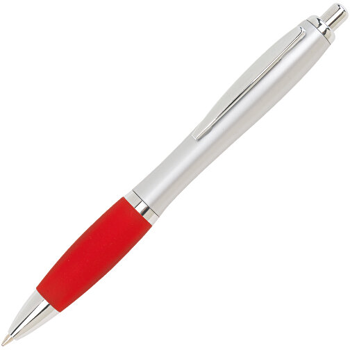 Kugelschreiber SWAY , rot, silber, Kunststoff / Stahl, 14,00cm (Länge), Bild 2