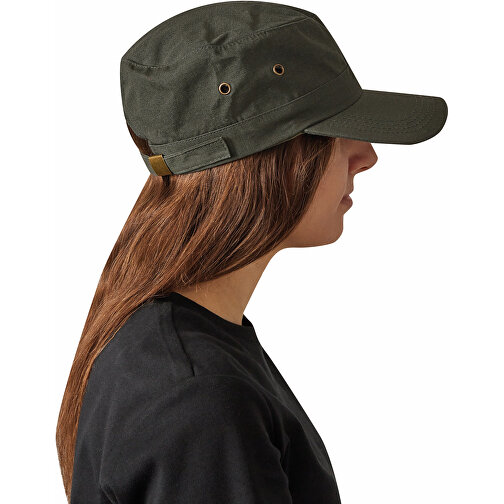 Military-Cap SOLDIER , dunkelgrün, 100% Baumwolle, 250 g/m², 1,00cm (Länge), Bild 8