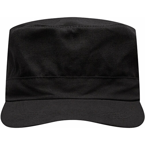 Military-Cap SOLDIER , schwarz, 100% Baumwolle, 250 g/m², 1,00cm (Länge), Bild 3