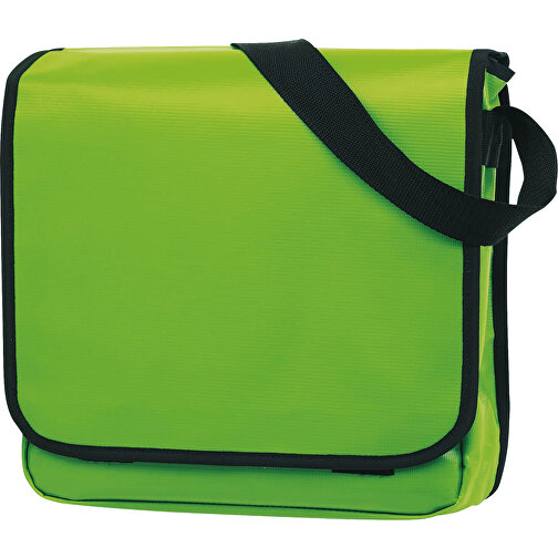Umschlagtasche CLEVER , grün, Polychlorid, 33,00cm x 9,00cm x 30,00cm (Länge x Höhe x Breite), Bild 1