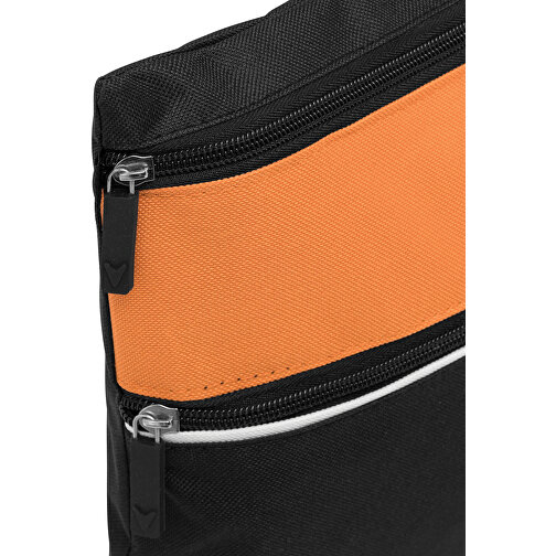 Dokumententasche FILE , orange, schwarz, 600D Polyester, 38,50cm x 3,00cm x 28,50cm (Länge x Höhe x Breite), Bild 4