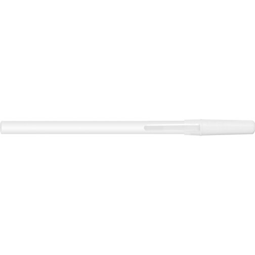 BIC® Round Stic® Kugelschreiber , BiC, weiß, Kunststoff, 1,20cm x 15,00cm (Länge x Breite), Bild 3