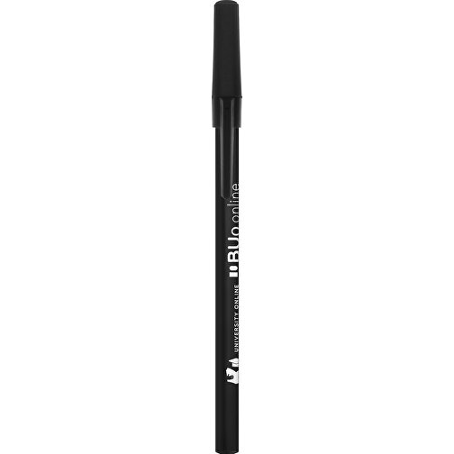 BIC® Round Stic® Kugelschreiber , BiC, schwarz, Kunststoff, 1,20cm x 15,00cm (Länge x Breite), Bild 4