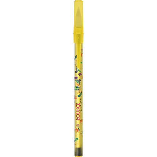 BIC® Round Stic® Kugelschreiber , BiC, gefr. gelb, Kunststoff, 1,20cm x 15,00cm (Länge x Breite), Bild 5