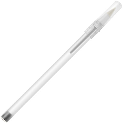 BIC® Round Stic® Kugelschreiber , BiC, gefr. weiß, Kunststoff, 1,20cm x 15,00cm (Länge x Breite), Bild 2