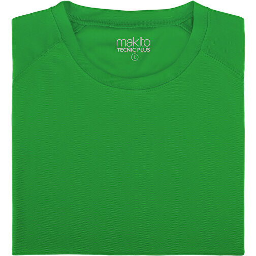 Erwachsene T-Shirt Tecnic Plus , grün, 100% Polyester 135 g/ m2, M, , Bild 1