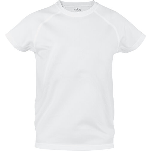 Kinder T-Shirt Tecnic Plus , weiss, 100% Polyester 135 g/ m2, 10-12, , Bild 1