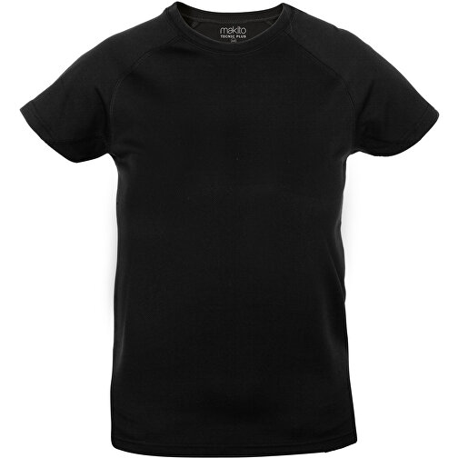 Kinder T-Shirt Tecnic Plus , schwarz, 100% Polyester 135 g/ m2, 10-12, , Bild 1