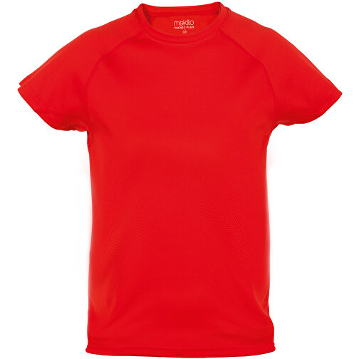 Kinder T-Shirt Tecnic Plus , rot, 100% Polyester 135 g/ m2, 4-5, , Bild 1