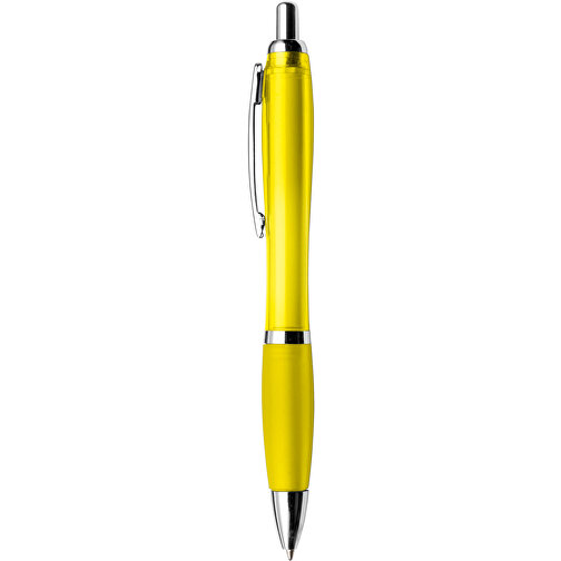 Kugelschreiber Aus Kunststoff Newport , gelb, ABS, Plastik, AS, Stahl, , Bild 1
