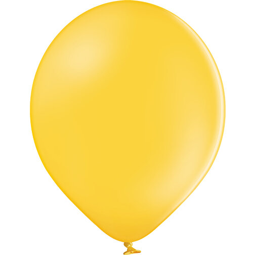 Luftballon 90-100cm Umfang , hellgelb, Naturlatex, 30,00cm x 32,00cm x 30,00cm (Länge x Höhe x Breite), Bild 1